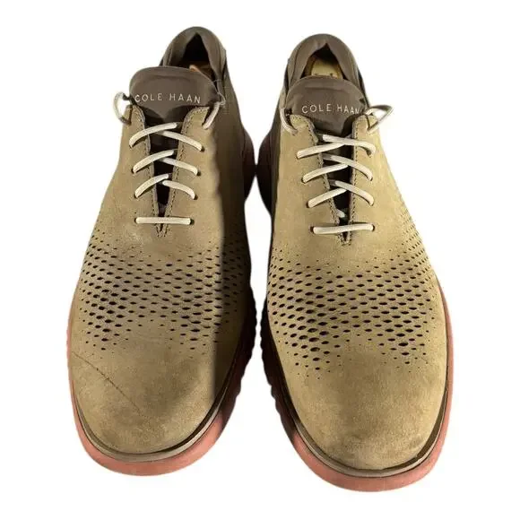 Cole Haan 2.Zerogrand Laser Wingtip Oxford Irish Coffee Brown Men’s Size 9M - Picture 3 of 8